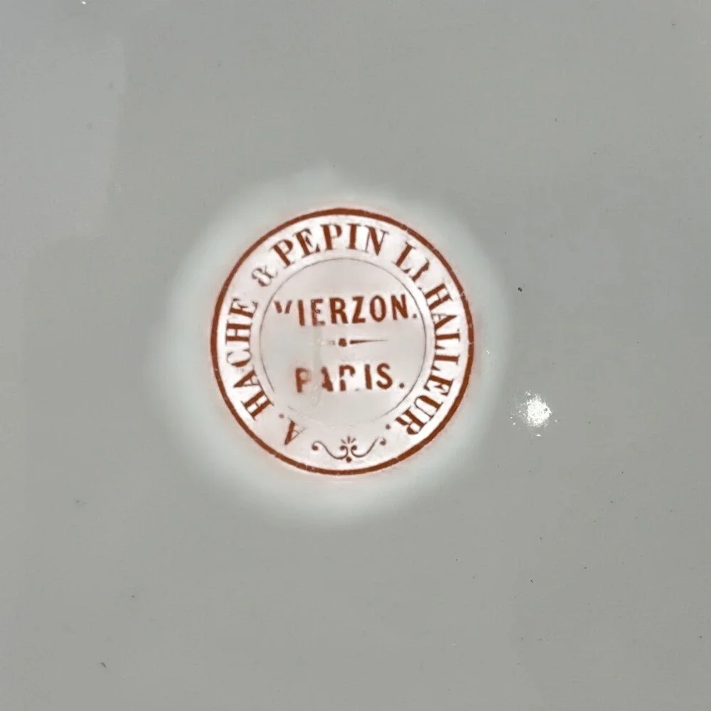 A. Hache & Pepin Lehalleur French Porcelain‎ Hummingbird Plate Hand Painted 8.5